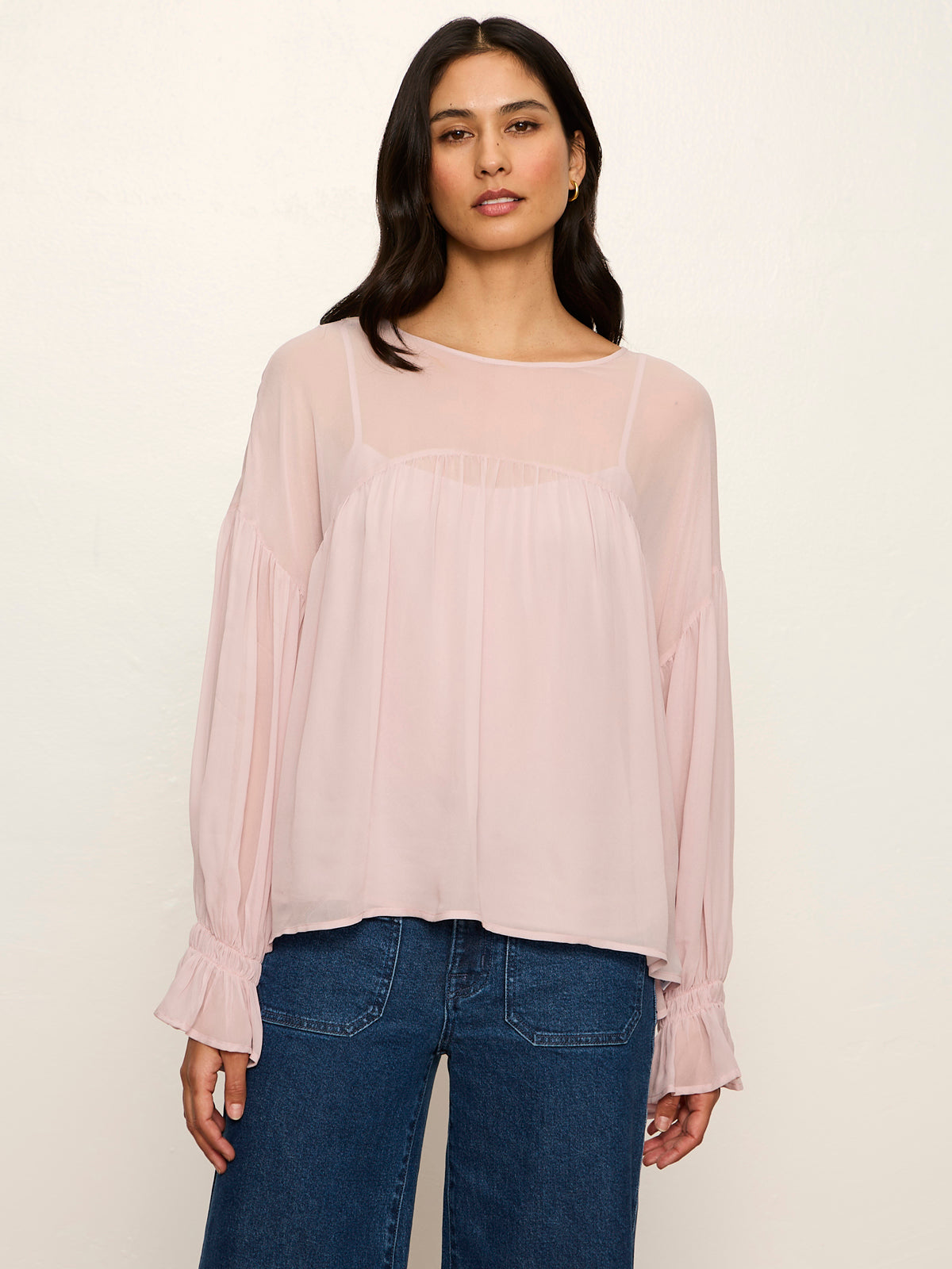 Sanctuary Clothing Everyday - KEEPSAKE VOLUME BLOUSE DRIED PETAL
