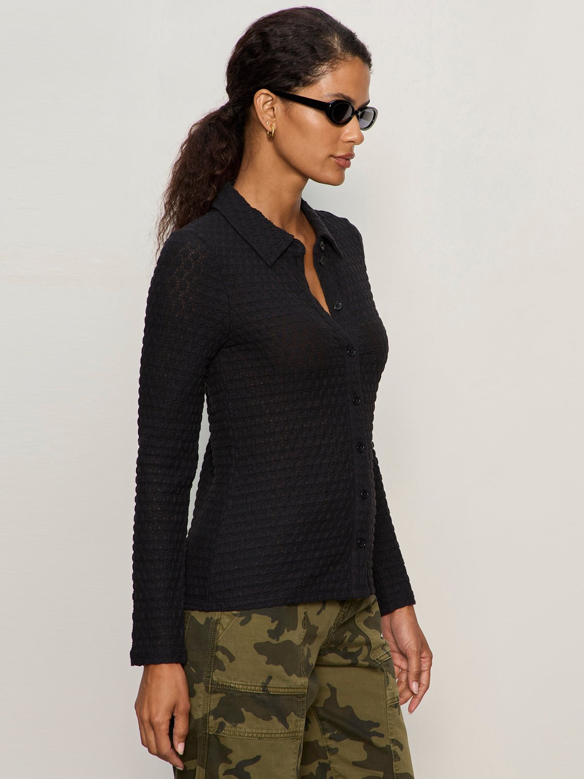 Sanctuary Clothing Popular - DREAMER SHIRT BLACK