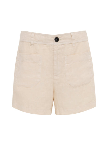 Sanctuary Clothing Popular - LINEN MARINE SHORT SUMMER SAND