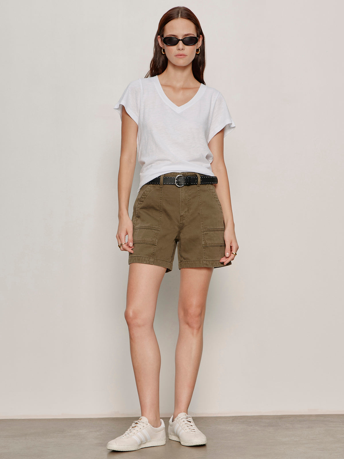Sanctuary Clothing Quality - BOYFRIEND UTILITY SHORT BURNT OLIVE
