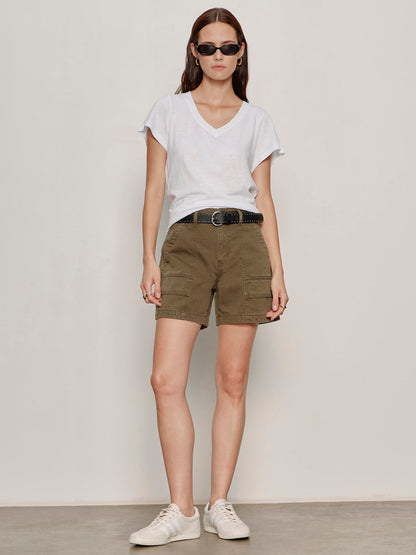 Sanctuary Clothing Quality - BOYFRIEND UTILITY SHORT BURNT OLIVE