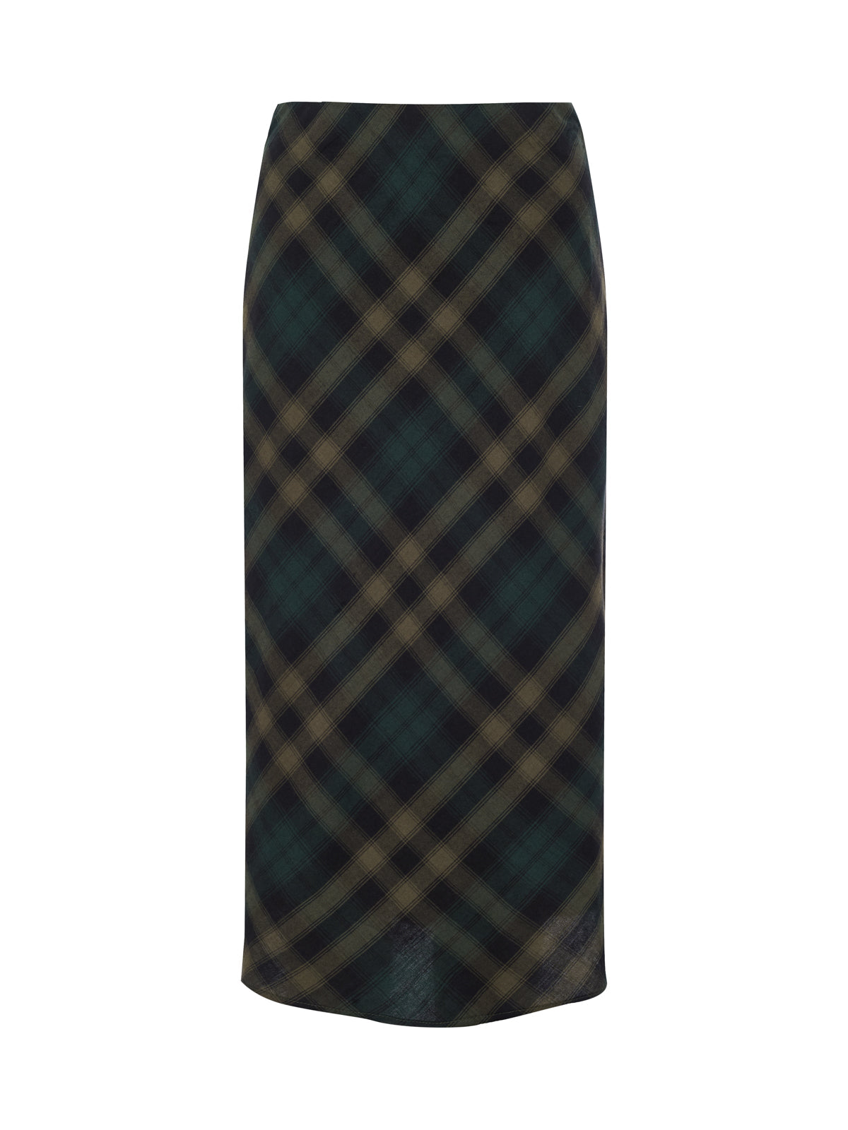 Sanctuary Clothing Latest - Favorite Plaid Slip Skirt Forest Plaid