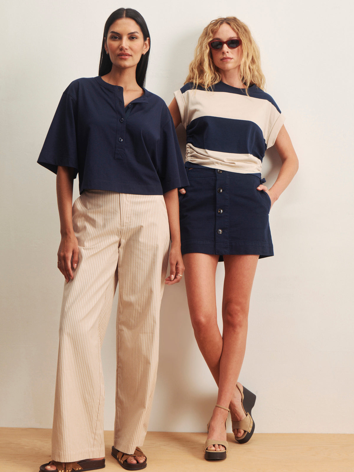 Sanctuary Clothing Sale - MILA MINI SKIRT NAVY BLAZER