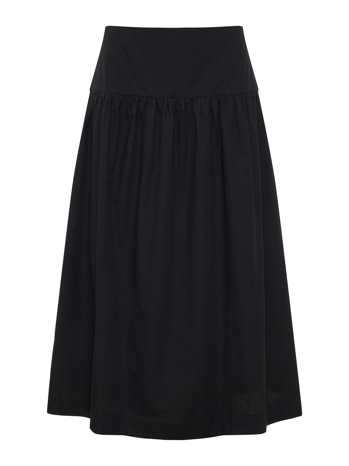 Sanctuary Clothing Exclusive - MATTER OF TIME POPLIN SKIRT BLACK