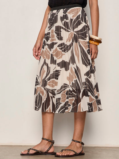 Sanctuary Clothing Top Pick - NOSTALGIA PLEATED MIDI SKIRT LOTUS