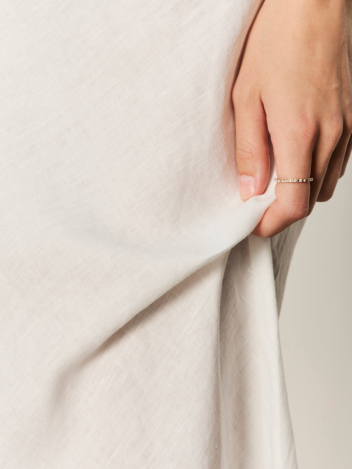 Sanctuary Clothing Trending - EVERYDAY LINEN SLIP SKIRT WHITE