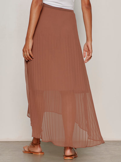 Sanctuary Clothing Smart Buy - MEANT TO BE PLEATED MIDI SKIRT MUD BATH