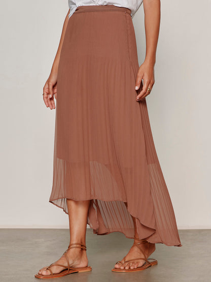 Sanctuary Clothing Smart Buy - MEANT TO BE PLEATED MIDI SKIRT MUD BATH