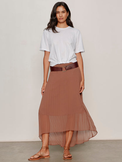 Sanctuary Clothing Smart Buy - MEANT TO BE PLEATED MIDI SKIRT MUD BATH