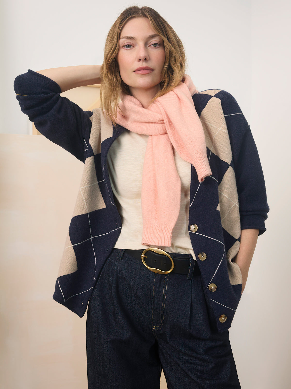 Sanctuary Clothing Trusted - Arden Cardigan Loma Argyle