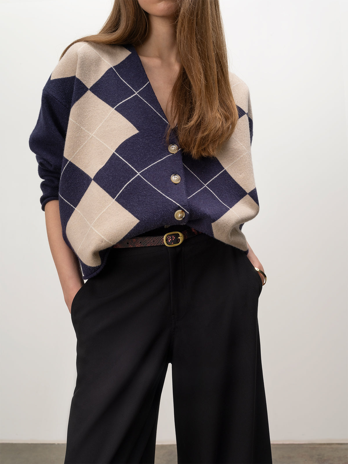 Sanctuary Clothing Trusted - Arden Cardigan Loma Argyle