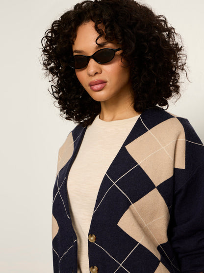 Sanctuary Clothing Trusted - Arden Cardigan Loma Argyle