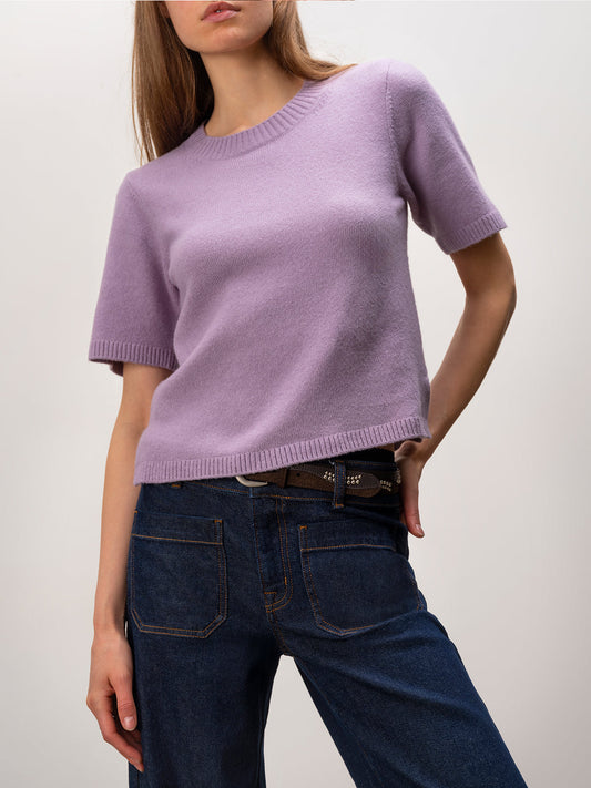 Sanctuary Clothing Essential - Perfect Sweater Tee Purple Haze
