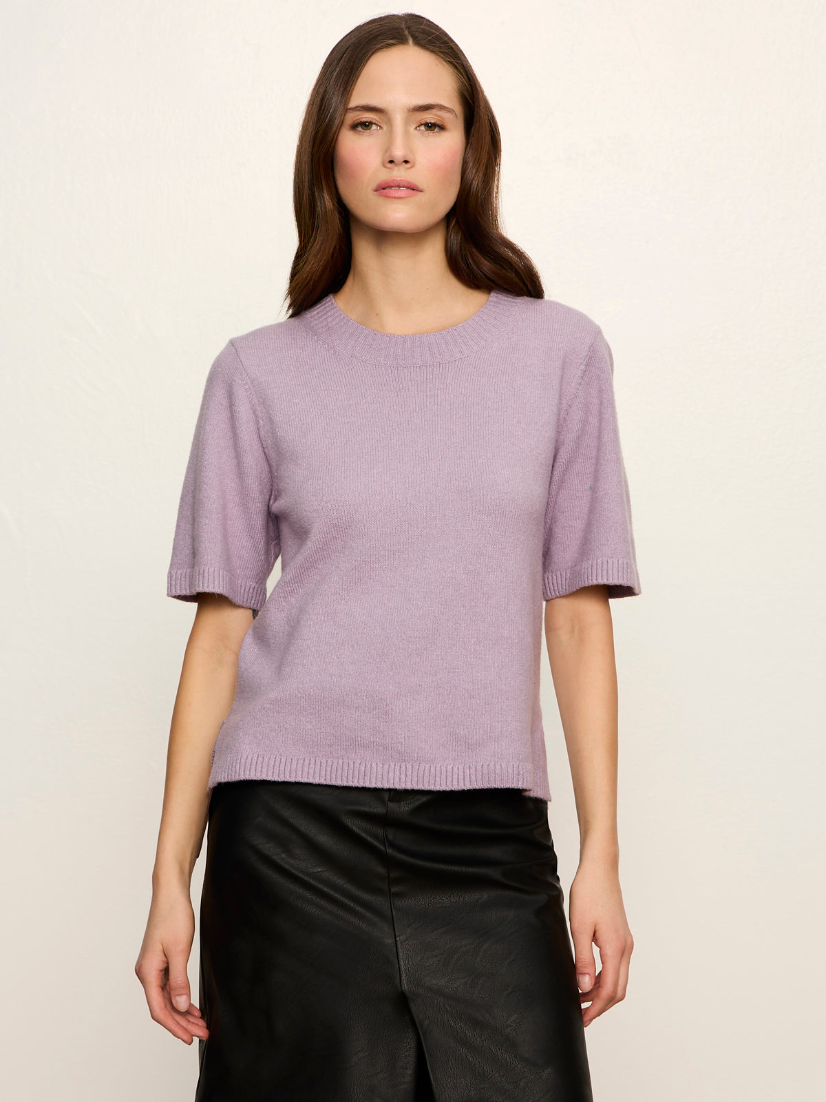 Sanctuary Clothing Essential - Perfect Sweater Tee Purple Haze