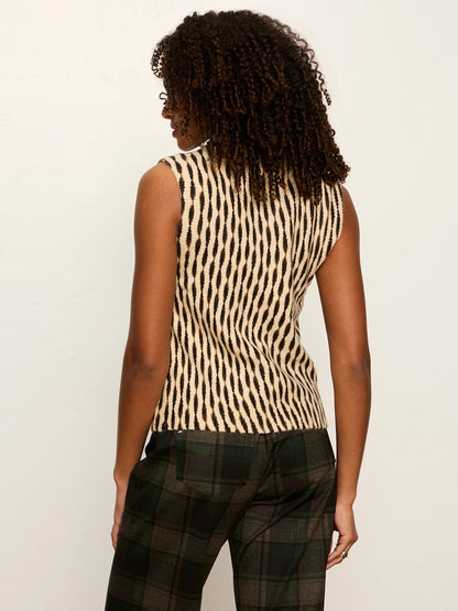 Sanctuary Clothing Discount - Soft Printed Shell Sweater Inkblot