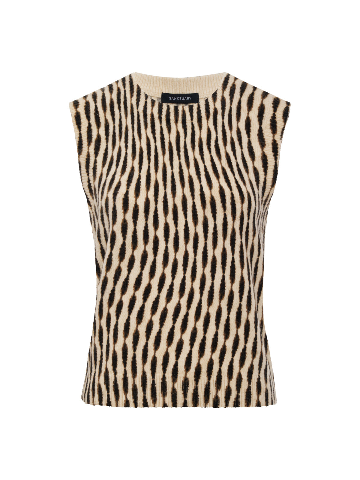 Sanctuary Clothing Discount - Soft Printed Shell Sweater Inkblot