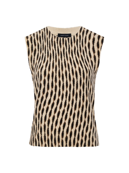 Sanctuary Clothing Discount - Soft Printed Shell Sweater Inkblot