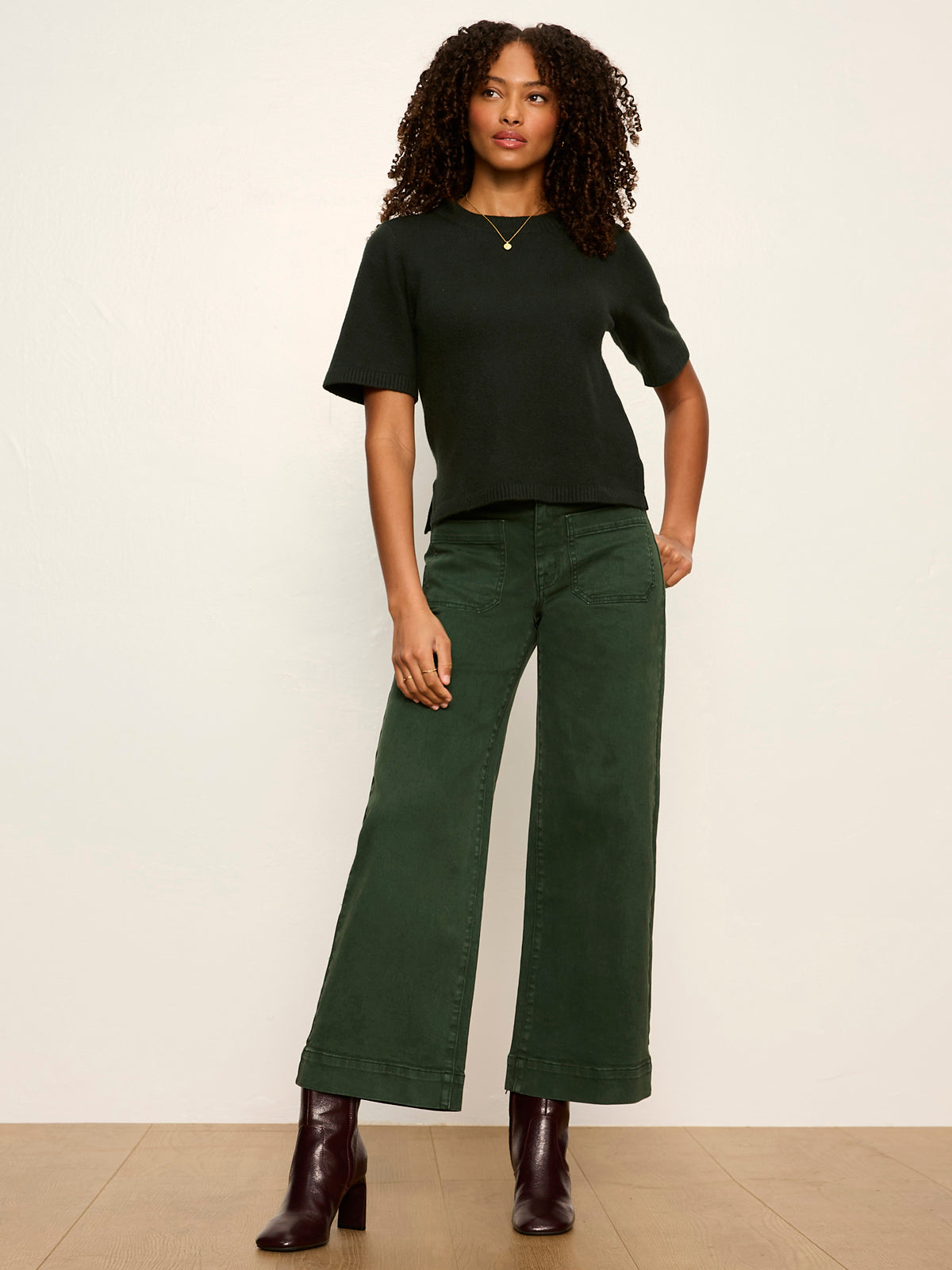Sanctuary Clothing Popular - Perfect Sweater Tee Forest