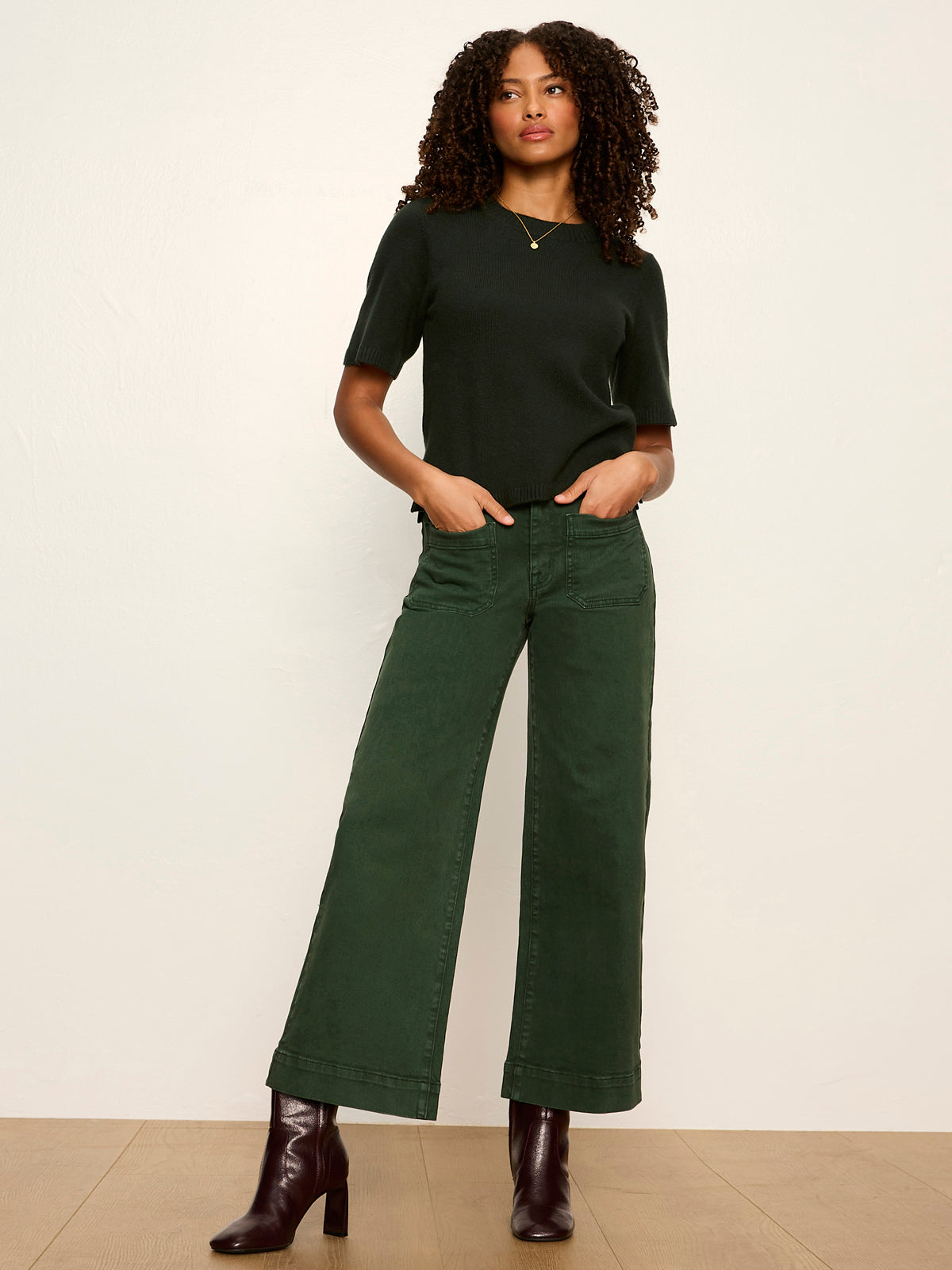 Sanctuary Clothing Popular - Perfect Sweater Tee Forest