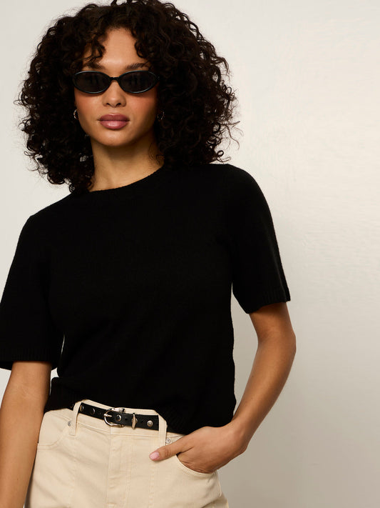 Sanctuary Clothing Classic - Perfect Sweater Tee Black