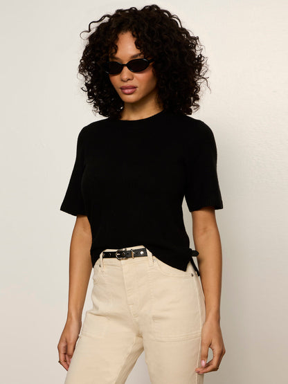 Sanctuary Clothing Classic - Perfect Sweater Tee Black