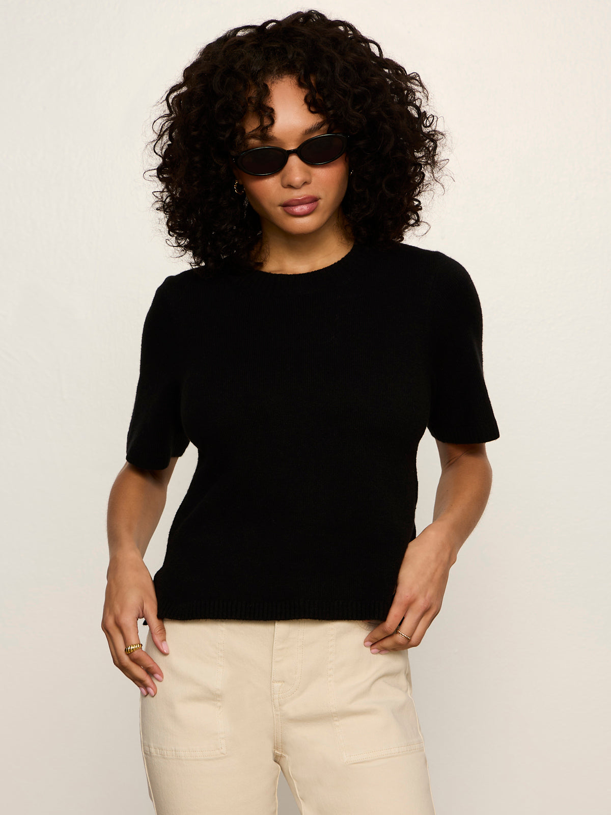 Sanctuary Clothing Classic - Perfect Sweater Tee Black
