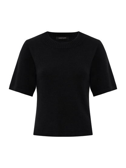 Sanctuary Clothing Classic - Perfect Sweater Tee Black