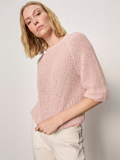Sanctuary Clothing Hot Sale - RAGLAN SWEATER TEE BLEACHED PINK