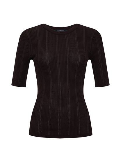 Sanctuary Clothing Best Price - PERFECT KNITWEAR TEE RICH SOIL