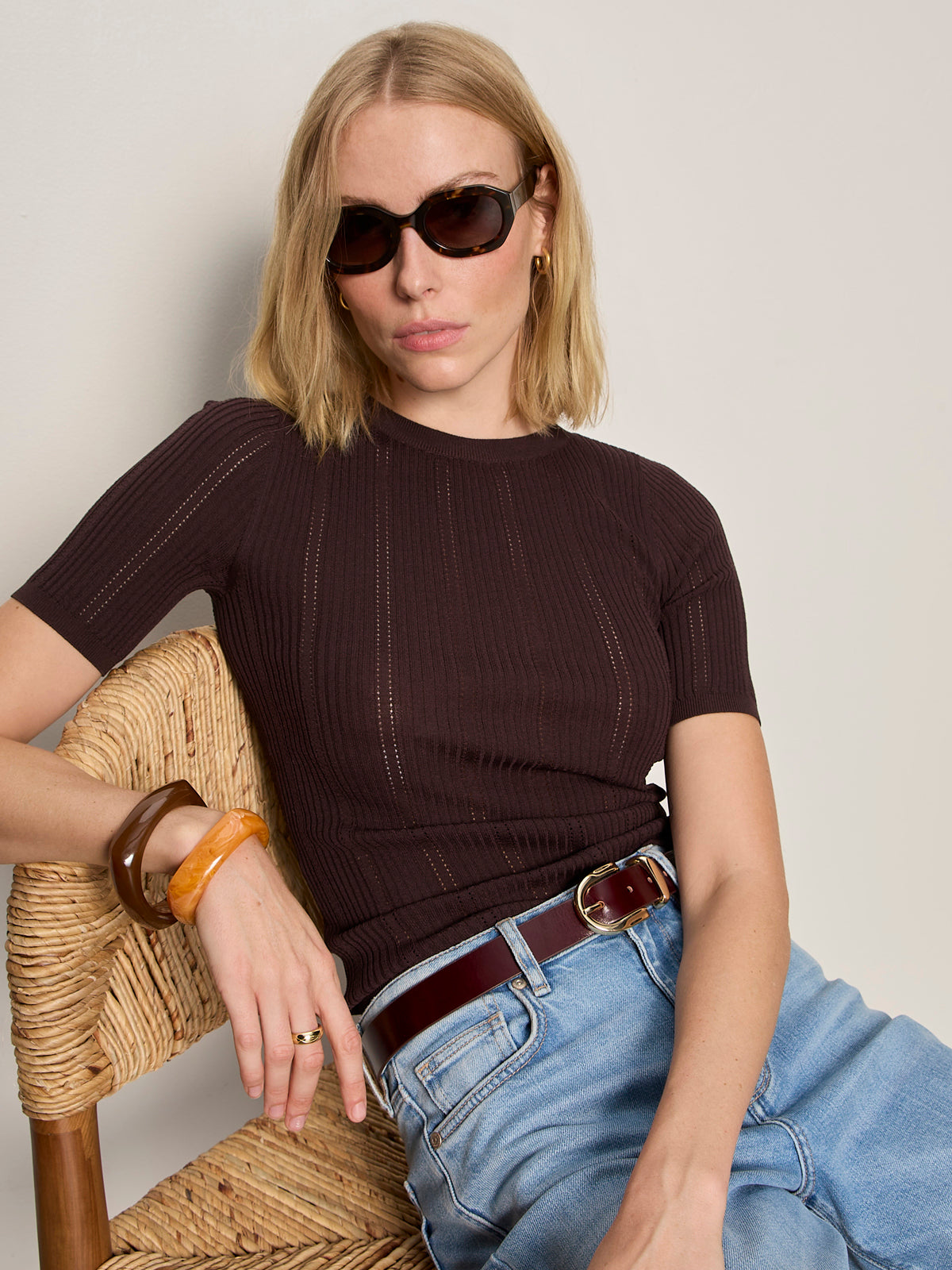 Sanctuary Clothing Best Price - PERFECT KNITWEAR TEE RICH SOIL