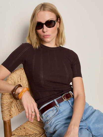 Sanctuary Clothing Best Price - PERFECT KNITWEAR TEE RICH SOIL