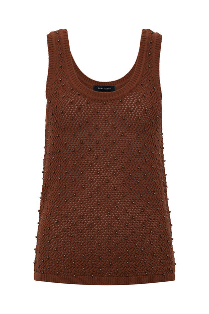 Sanctuary Clothing Hot Sale - DUNE STUDDED TANK ANCIENT CLAY