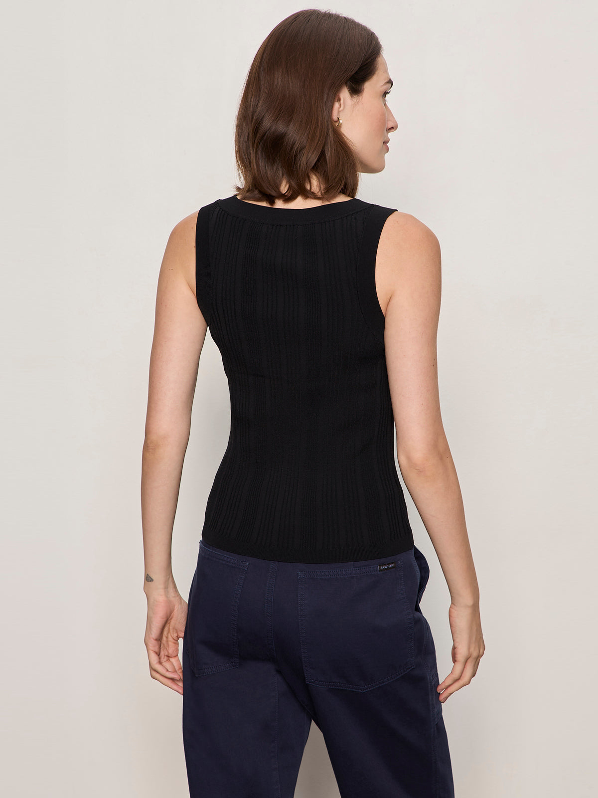 Sanctuary Clothing Best Price - BACK TO BARE TANK BLACK