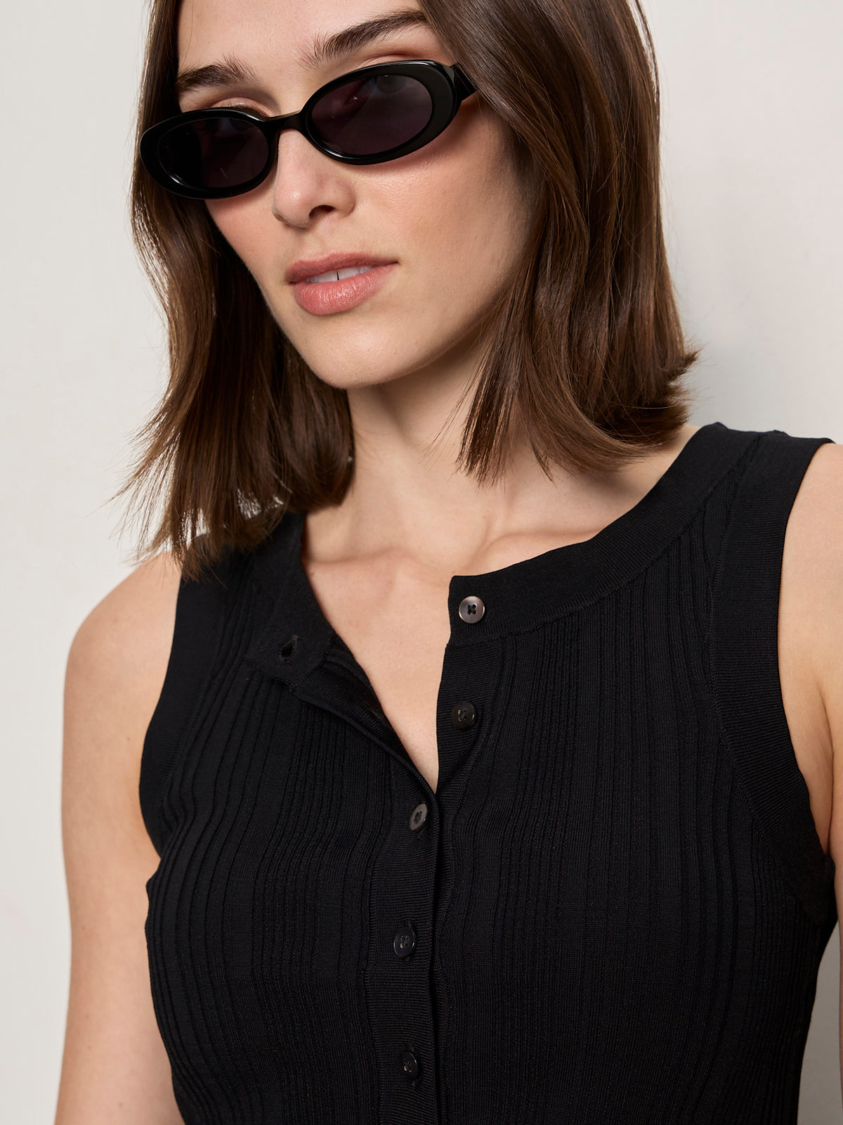 Sanctuary Clothing Best Price - BACK TO BARE TANK BLACK