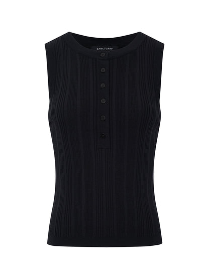 Sanctuary Clothing Best Price - BACK TO BARE TANK BLACK