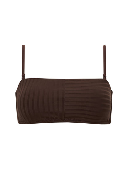 Sanctuary Clothing Classic - BANDEAU W/ REMOVABLE CUPS ESPRESSO