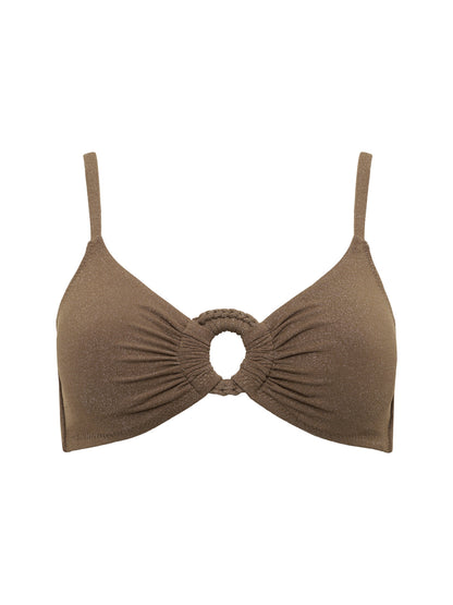 Sanctuary Clothing Discount - CAP SLEEVE BRA W/ REMOV. CUPS TOASTED COCONUT