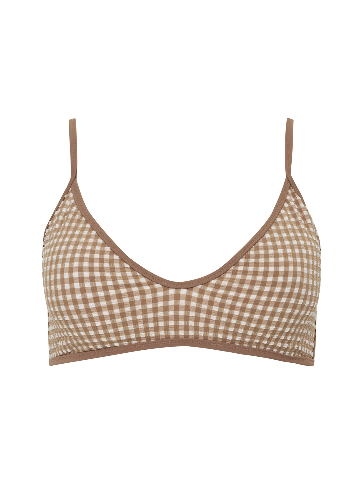 Sanctuary Clothing Smart Buy - Scoop Front Bra Bikini TopTOASTED COCONUT