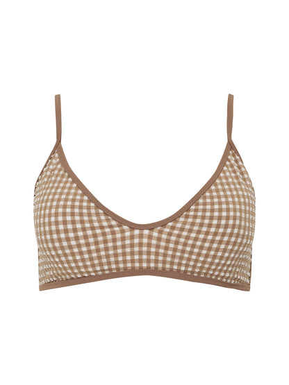 Sanctuary Clothing Smart Buy - Scoop Front Bra Bikini TopTOASTED COCONUT