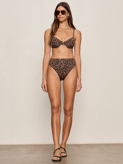 Sanctuary Clothing Best Seller - High Leg High Rise Bikini Bottom French Kitty