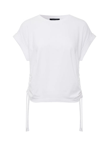 Sanctuary Clothing Hot Sale - ALL DAY RUCHED TEE WHITE
