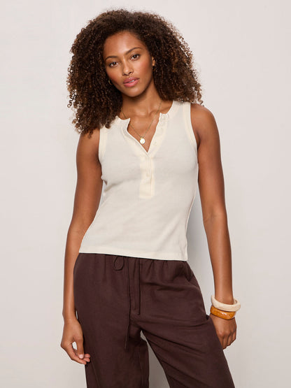 Sanctuary Clothing Popular - FRIDAY RIB TANK COLLAGEN