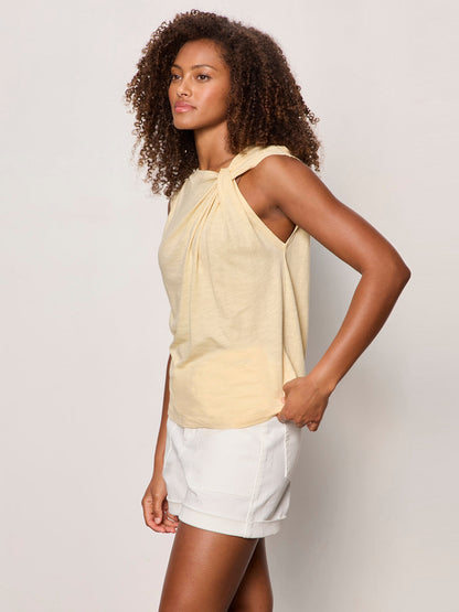 Sanctuary Clothing Hot Sale - SO TWISTED MUSCLE TEE BANANA