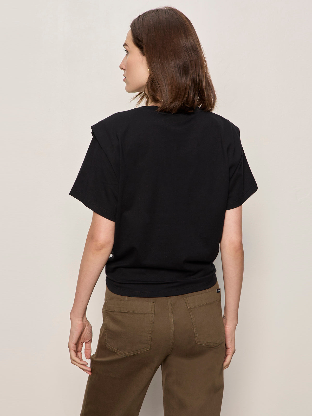 Sanctuary Clothing Hot Sale - GOOD TO GO TIE FRONT TEE BLACK