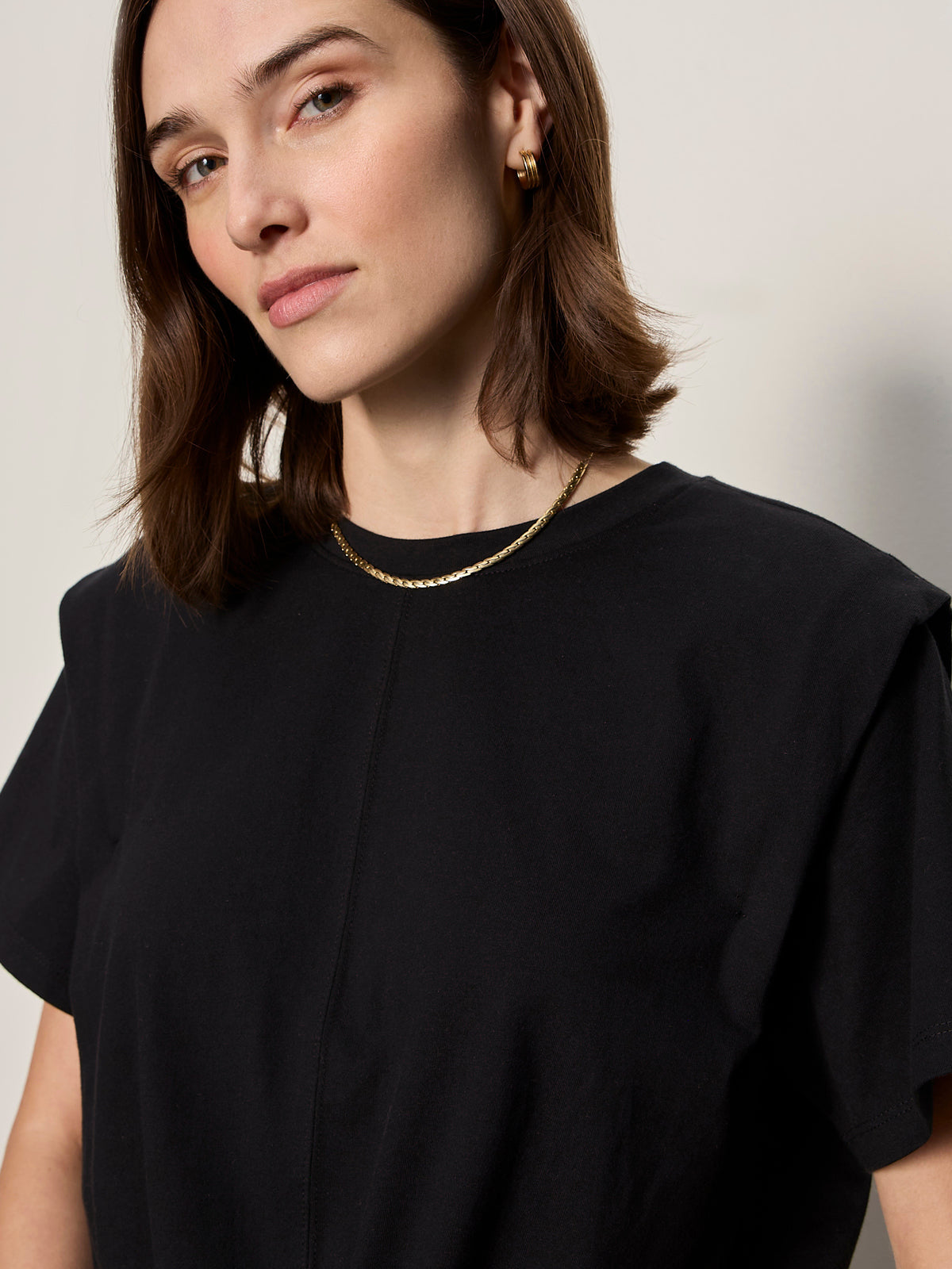 Sanctuary Clothing Hot Sale - GOOD TO GO TIE FRONT TEE BLACK