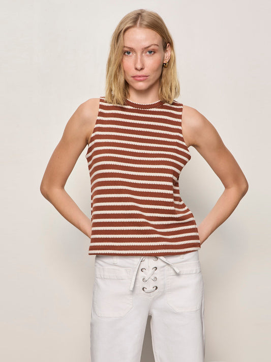 Sanctuary Clothing Classic - CAMPARI TANK CLAY STRIPE