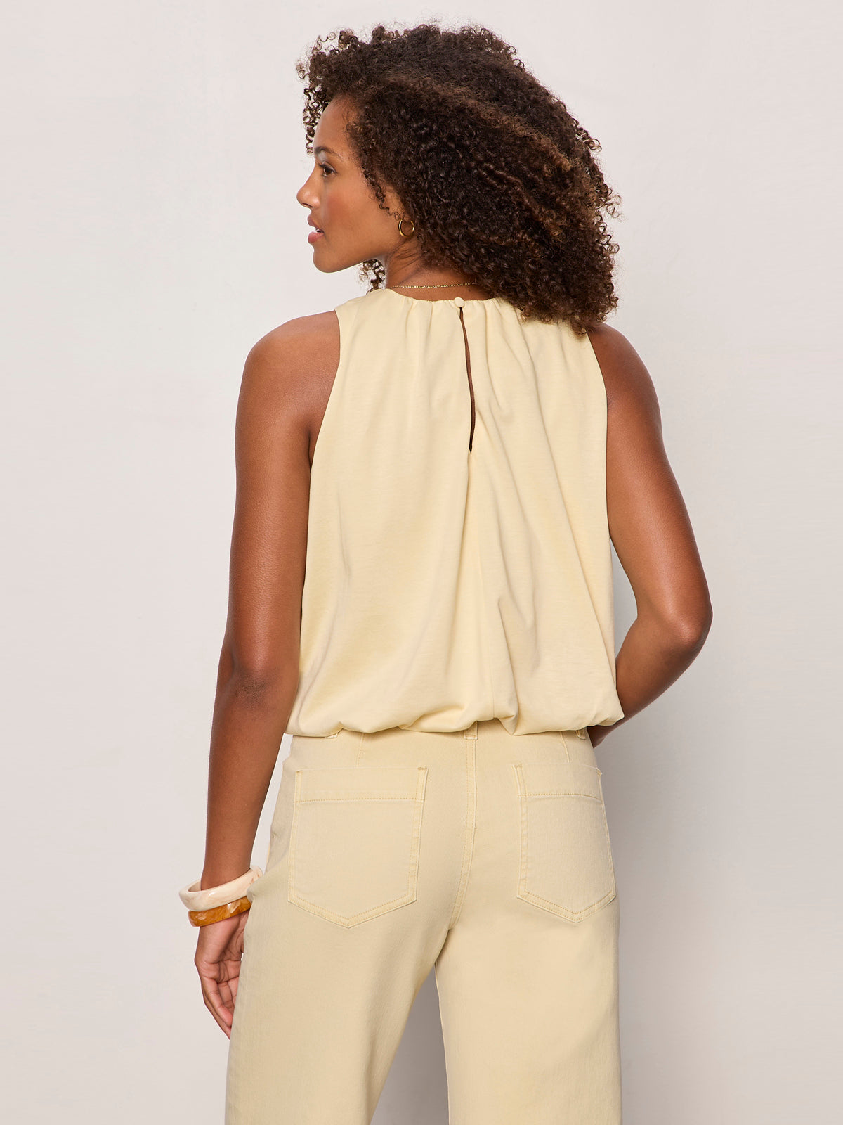 Sanctuary Clothing Popular - RETREAT BUBBLE TANK BANANA