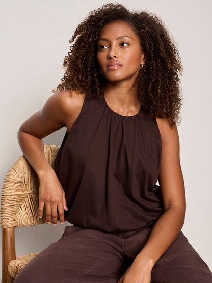 Sanctuary Clothing Discount - RETREAT BUBBLE TANK RICH SOIL