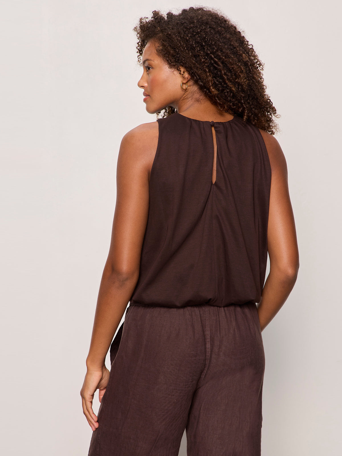 Sanctuary Clothing Discount - RETREAT BUBBLE TANK RICH SOIL