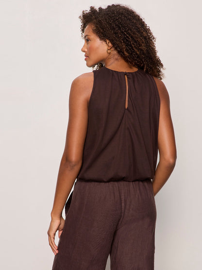 Sanctuary Clothing Discount - RETREAT BUBBLE TANK RICH SOIL